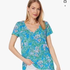 Lilly Pulitzer Etta top extra small NWT